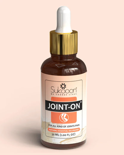 Sukoon Joint-On Essential Oil Blend (30ML)| For Joint, Back & Knee Pain