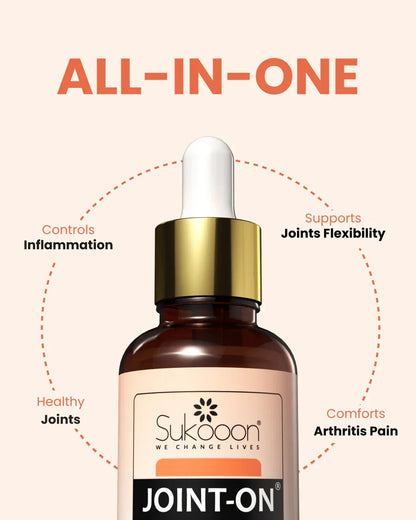 Sukoon Joint-On Essential Oil Blend (30ML)| For Joint, Back & Knee Pain