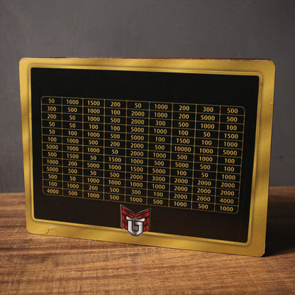 Wooden Umrah Savings Box with Target Tracker