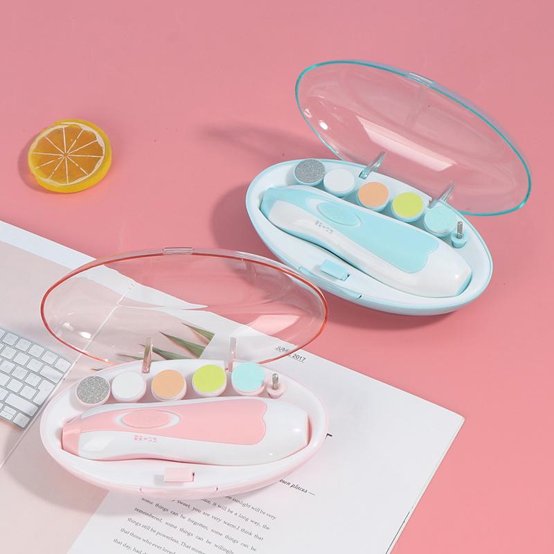 Electric Nail Clipper - Baby Nail Trimmer Clipper Set (Random Color)
