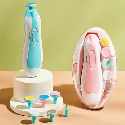 Electric Nail Clipper - Baby Nail Trimmer Clipper Set (Random Color)